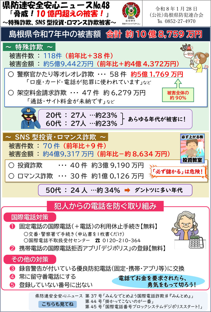 安全安心ニュース